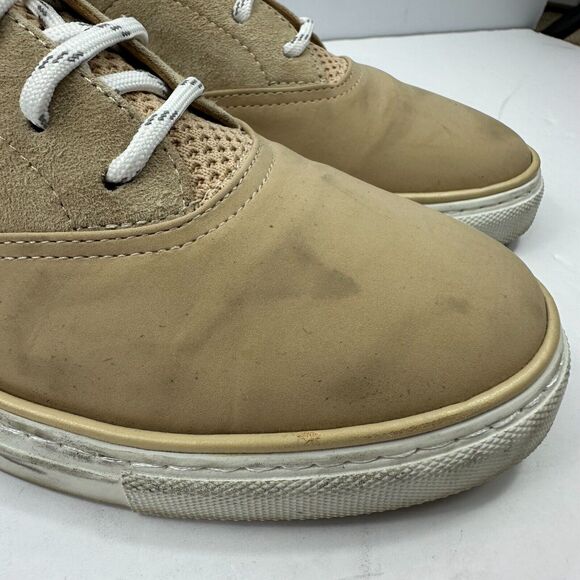 Jenni Kayne Women's Trainer Sneaker Natural Tan EU38 US8 Slip On Suede Italy - Picture 2 of 11